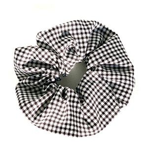 Oversized Large SCRUNCHIE HOUNDSTOOTH